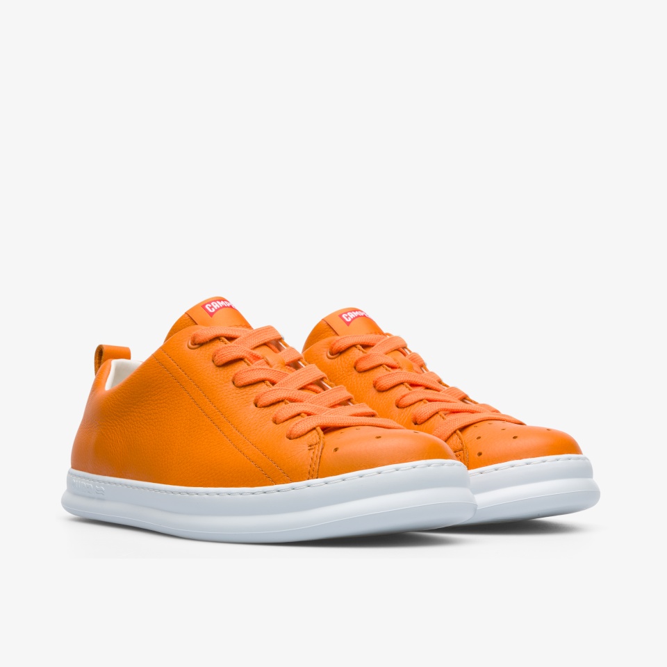 Camper Runner Orange - Camper Mens Sneakers ||3846-KFELG||